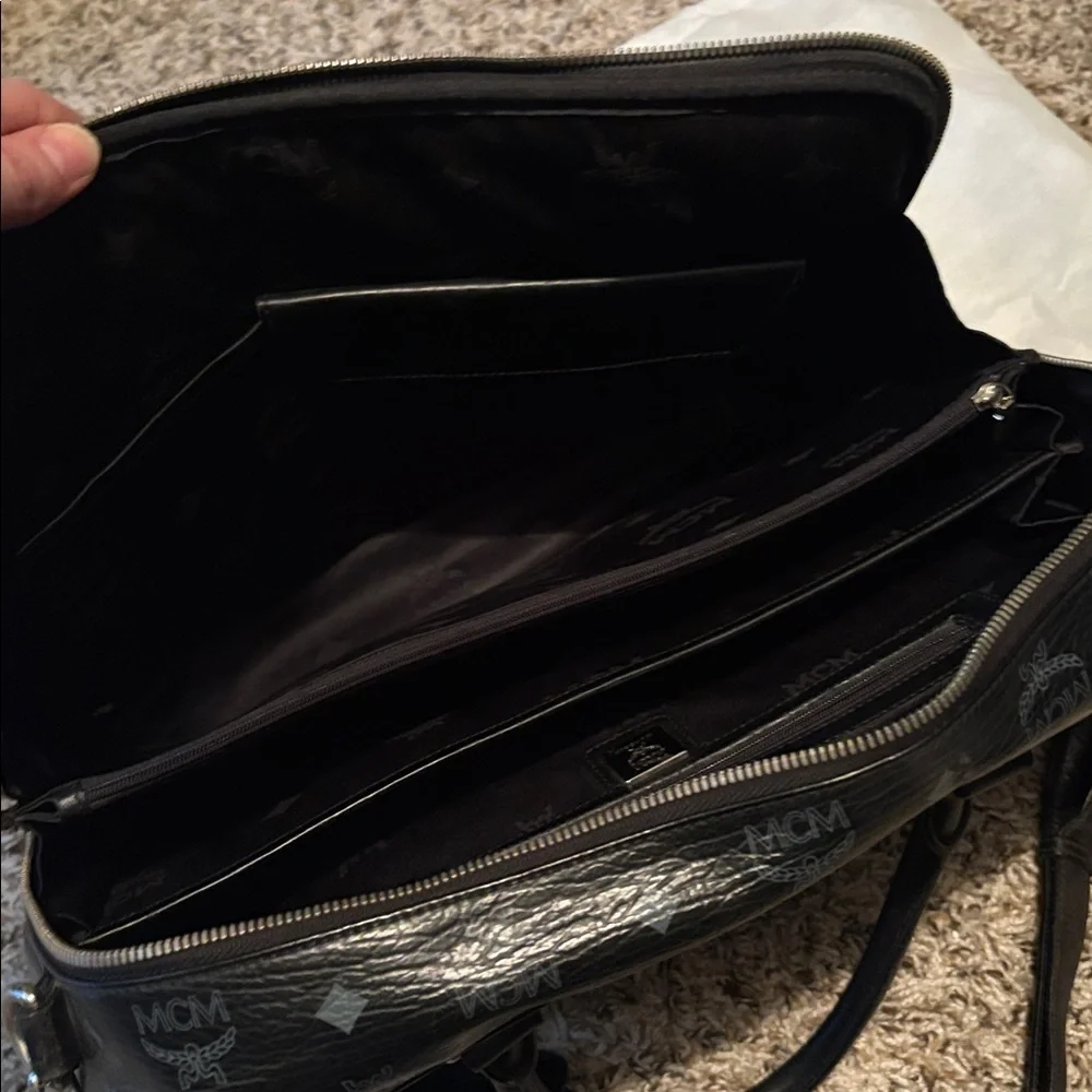 💎RARE💎Authentic MCM ‘Visetos’ Laptop Bag/Briefcase